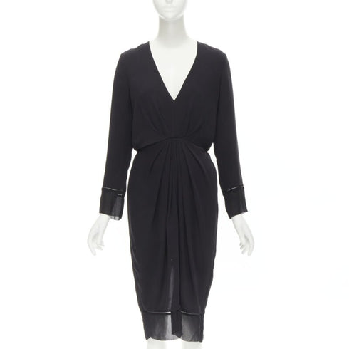 Women's Zimmermann V Neck Gathered Lattice Dress