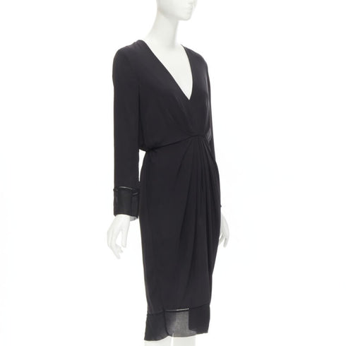Women's Zimmermann V Neck Gathered Lattice Dress