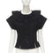 Women's Comme Des Garcons Felt Peplum Top