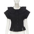 Women's Comme Des Garcons Felt Peplum Top
