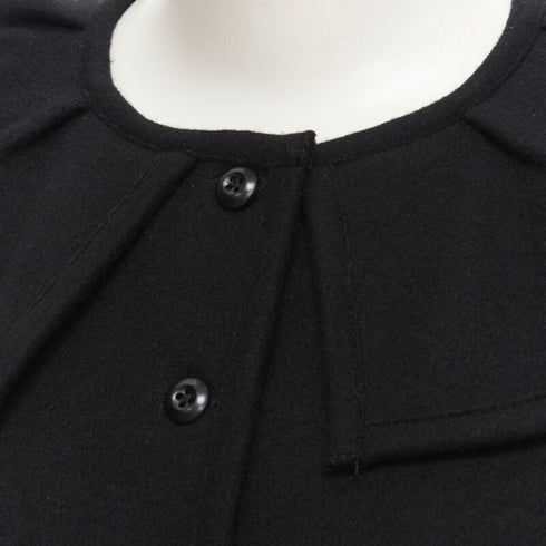 Women's Comme Des Garcons Felt Peplum Top