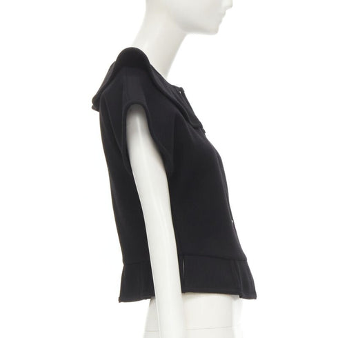 Women's Comme Des Garcons Felt Peplum Top