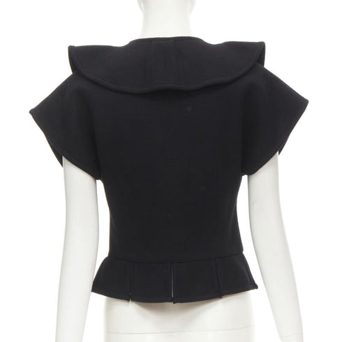 Women's Comme Des Garcons Felt Peplum Top