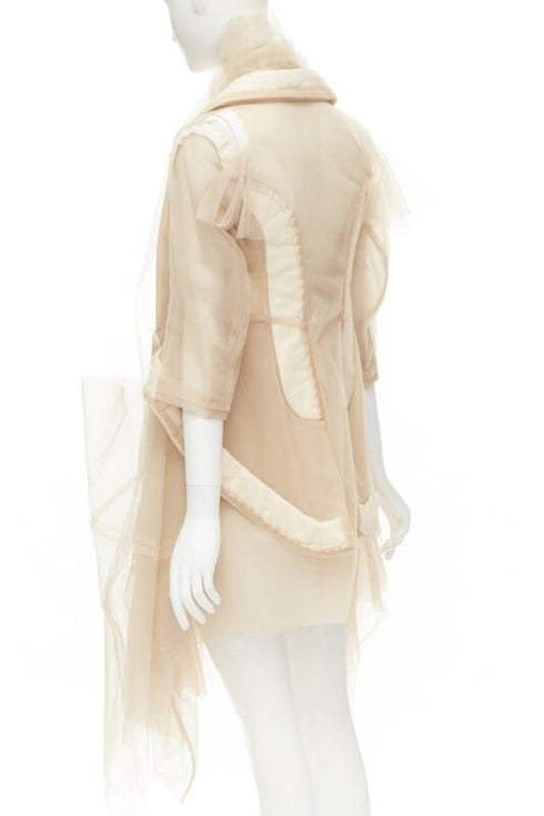 Women's Comme Des Garcons 2009 Sheer Tulle Jacket