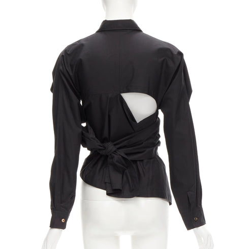 Women's Comme Des Garcons Wrap Bias Placket Shirt
