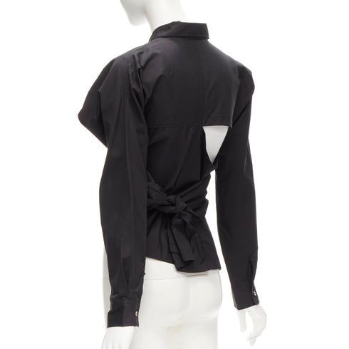 Women's Comme Des Garcons Wrap Bias Placket Shirt