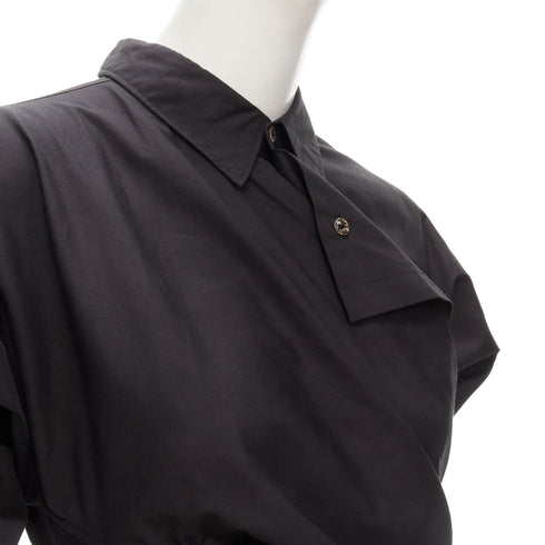 Women's Comme Des Garcons Wrap Bias Placket Shirt