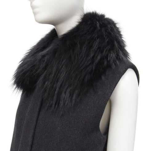 Women's Joseph Wool Minimal Oversized Vest