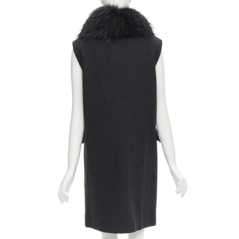 Women's Joseph Wool Minimal Oversized Vest