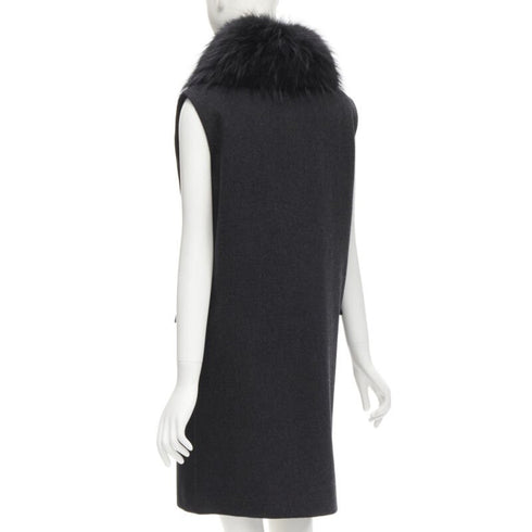 Women's Joseph Wool Minimal Oversized Vest