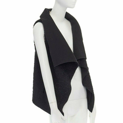 Women's Roland Mouret Wool Mohair Draped Vest