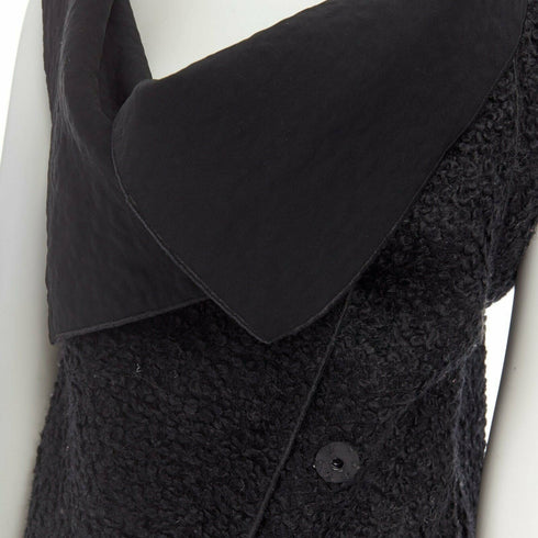 Women's Roland Mouret Wool Mohair Draped Vest