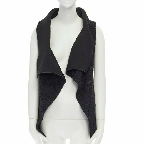 Women's Roland Mouret Wool Mohair Draped Vest