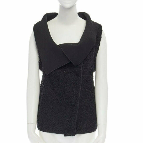 Women's Roland Mouret Wool Mohair Draped Vest
