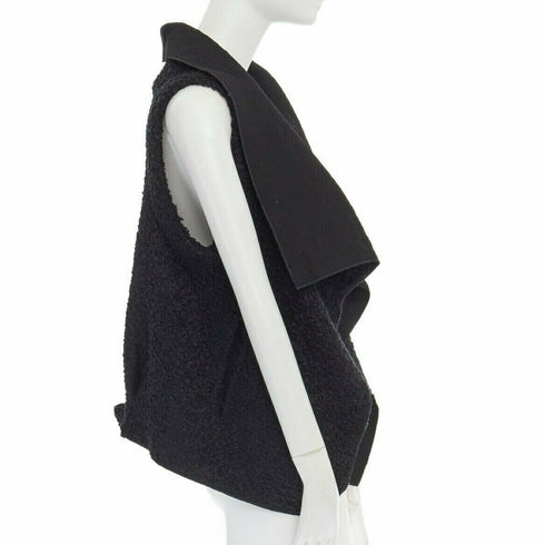 Women's Roland Mouret Wool Mohair Draped Vest