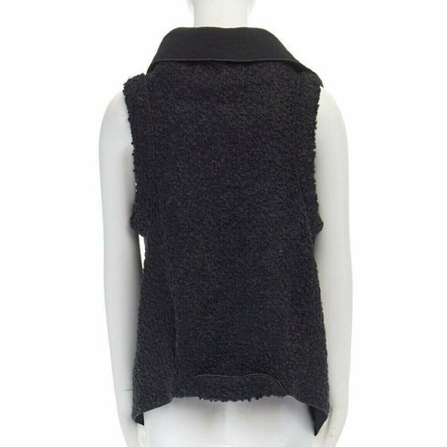 Women's Roland Mouret Wool Mohair Draped Vest