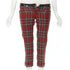Women's Dsquared2 Punk Plaid Patent Cropped Pants