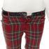 Women's Dsquared2 Punk Plaid Patent Cropped Pants