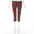 Women's Dsquared2 Punk Plaid Patent Cropped Pants