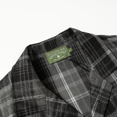 Denim Tears Shirt Kapok Plaid Short Sleeve Shirt