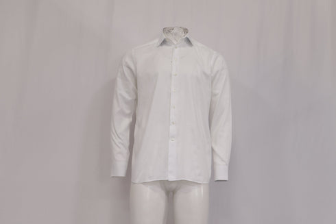 Men's Etro Button Down Shirt in White Cotton