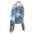 Women's Amiri Palm Tree Sunset airbrush distressed denim jacket