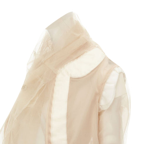 Women's Comme des Garcons deconstructed inside out tulle jacket