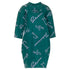 Women's Jil Sander cotton italic words graphic print dress