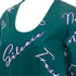 Women's Jil Sander cotton italic words graphic print dress