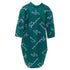 Women's Jil Sander cotton italic words graphic print dress