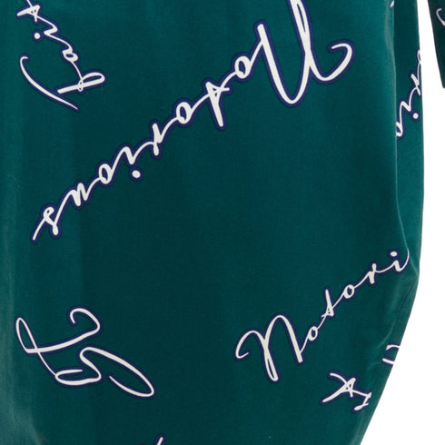 Women's Jil Sander cotton italic words graphic print dress