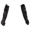 Balenciaga genuine fur chunky wool ribbed opera gloves