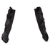 Balenciaga genuine fur chunky wool ribbed opera gloves
