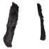 Balenciaga genuine fur chunky wool ribbed opera gloves