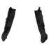 Balenciaga genuine fur chunky wool ribbed opera gloves