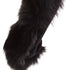 Balenciaga genuine fur chunky wool ribbed opera gloves