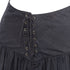 Women's Comme des Garcons grey wool corset lace tiered skirt