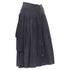 Women's Comme des Garcons grey wool corset lace tiered skirt