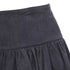 Women's Comme des Garcons grey wool corset lace tiered skirt