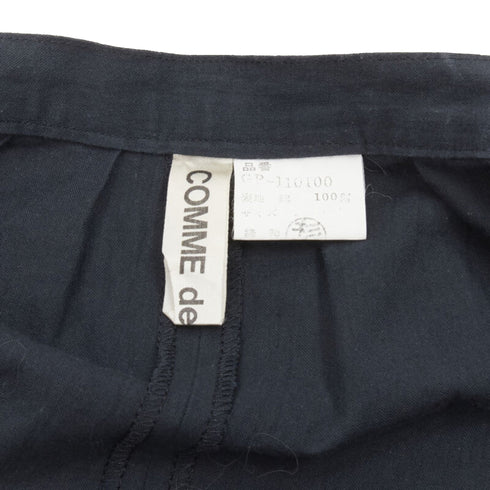 Women's Comme des Garcons double bow tie waist slim leg pants