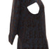 Women's Comme des Garcons pinstripe floral devore A line dress