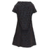 Women's Comme des Garcons pinstripe floral devore A line dress