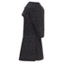 Women's Comme des Garcons pinstripe floral devore A line dress