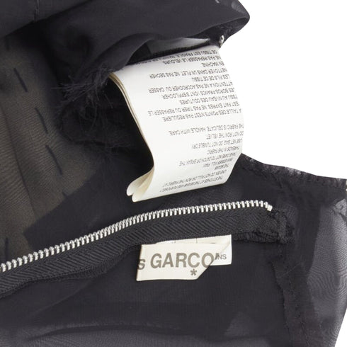 Women's Comme des Garcons velvet patchwork bumps sleeveless vest