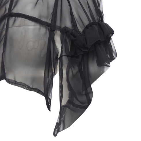 Women's Comme des Garcons velvet patchwork bumps sleeveless vest