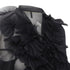 Women's Comme des Garcons sheer pleated ruffle bomber jacket