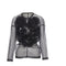 Women's Comme des Garcons pleated fan ruffle sheer top