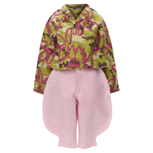 Women's Comme des Garcons 2D Flat Packed Doll camo set