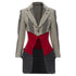 Women's Comme des Garcons tweed velvet jacquard blazer