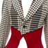 Women's Comme des Garcons tweed velvet jacquard blazer